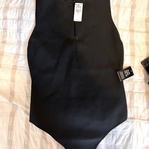Black Sleeveless bodysuit